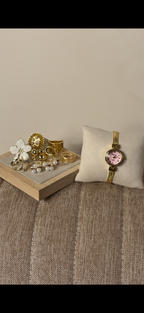 Eliyina Circle Pink + ৫টি hibiscus & Pearl Ring set free পান