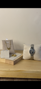 Doukou black Watch + Necklace (Free) + Earing (Free) + Mystery Ring (Free)