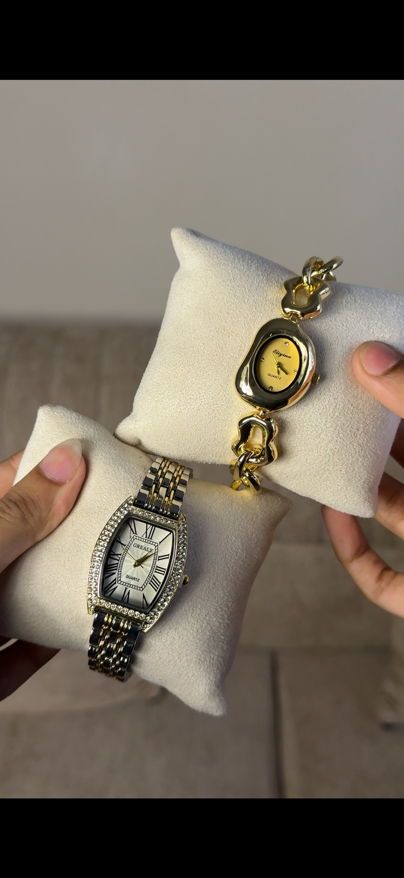Grealy Gold Silver + Get 1 Watch (70% Off)