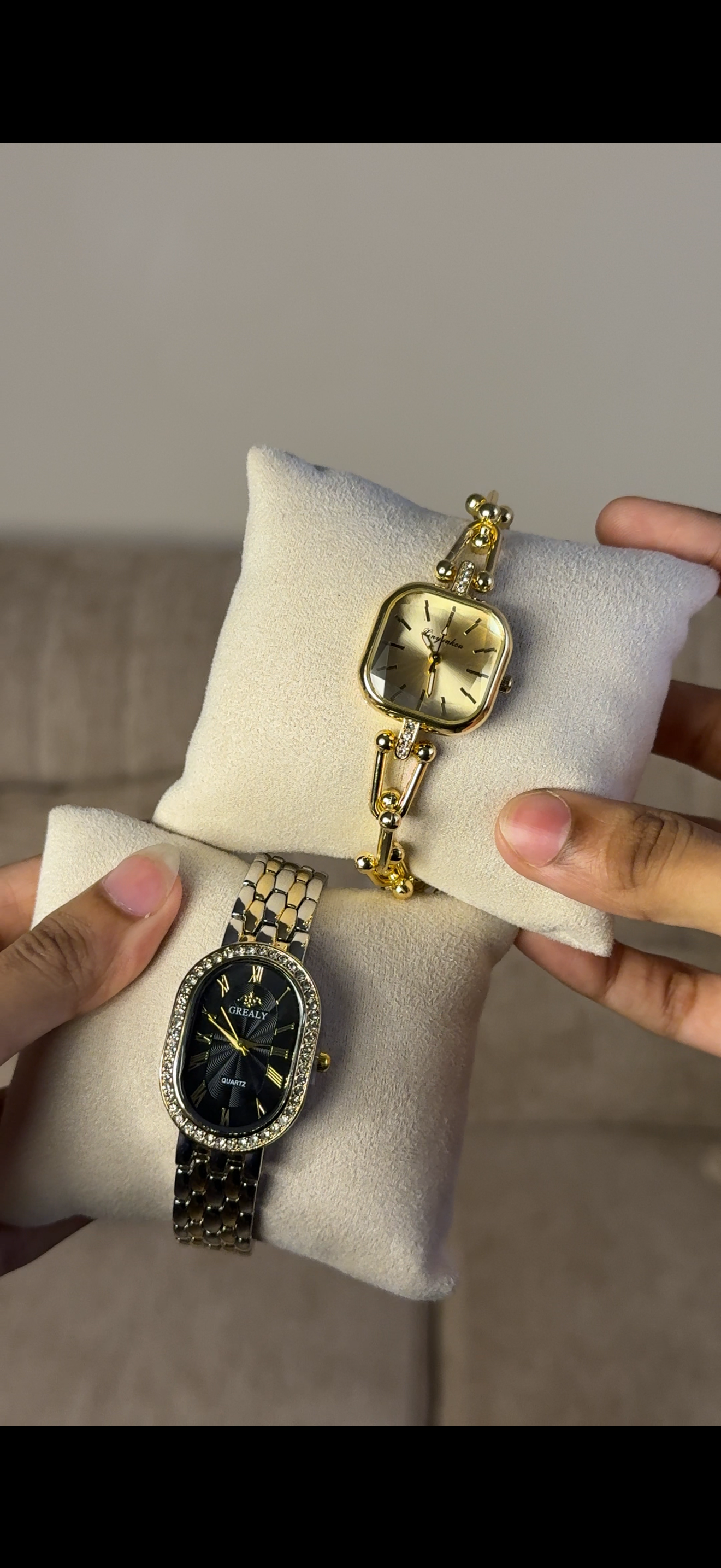 GREALY Black silver +Get 1 cartier belt watch (70% off)