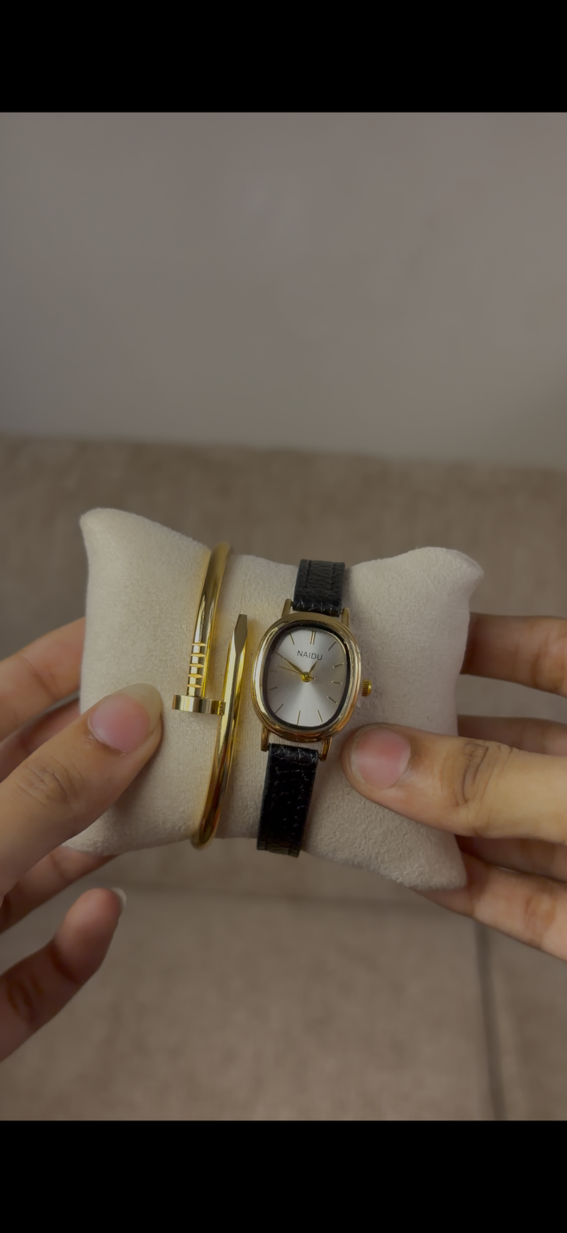 Watch + Cartier  nail bracelet  free