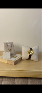 Naidu brown belt Watch + Necklace (Free) +Earing (Free) + Mystery Ring (Free)