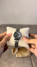 Barsh Silver Black Dial