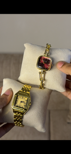 QURTZ Gold + Get 1 Cartier belt watch (70% off)