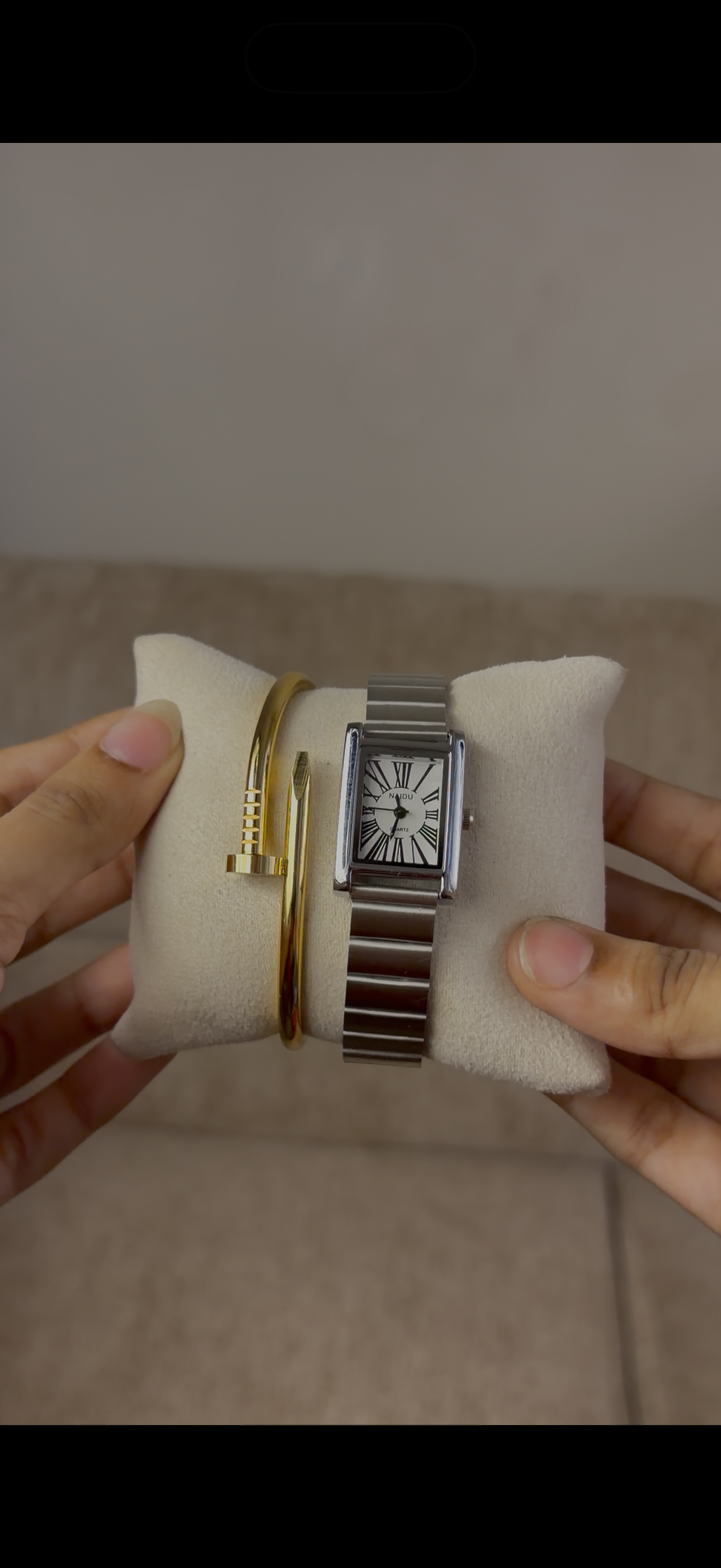 Watch + cartier nail bracelet  free