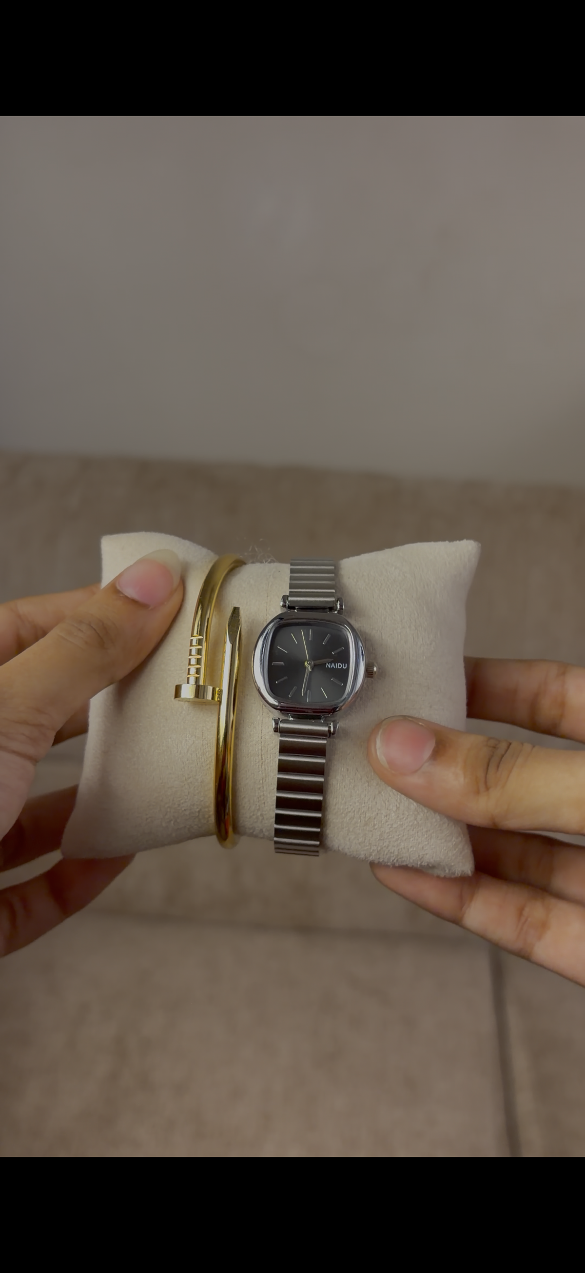 Watch + cartier nail bracelet  free