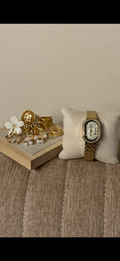 GREALY Gold + ৫টি hibiscus & Pearl Ring set free পান
