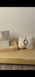 Naidu cuff Watch +Necklace (Free) + Earing (Free) + Mystery Ring (Free)