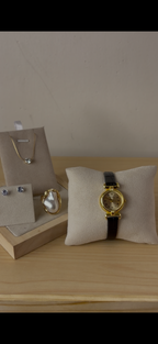 Naidu black belt Watch + Necklace (Free) + Earing (Free) + Mystery Ring (Free)