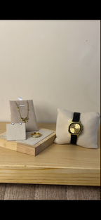 Gogoey square belt Watch + Necklace (Free) + Earing (Free) + Mystery Ring (Free)