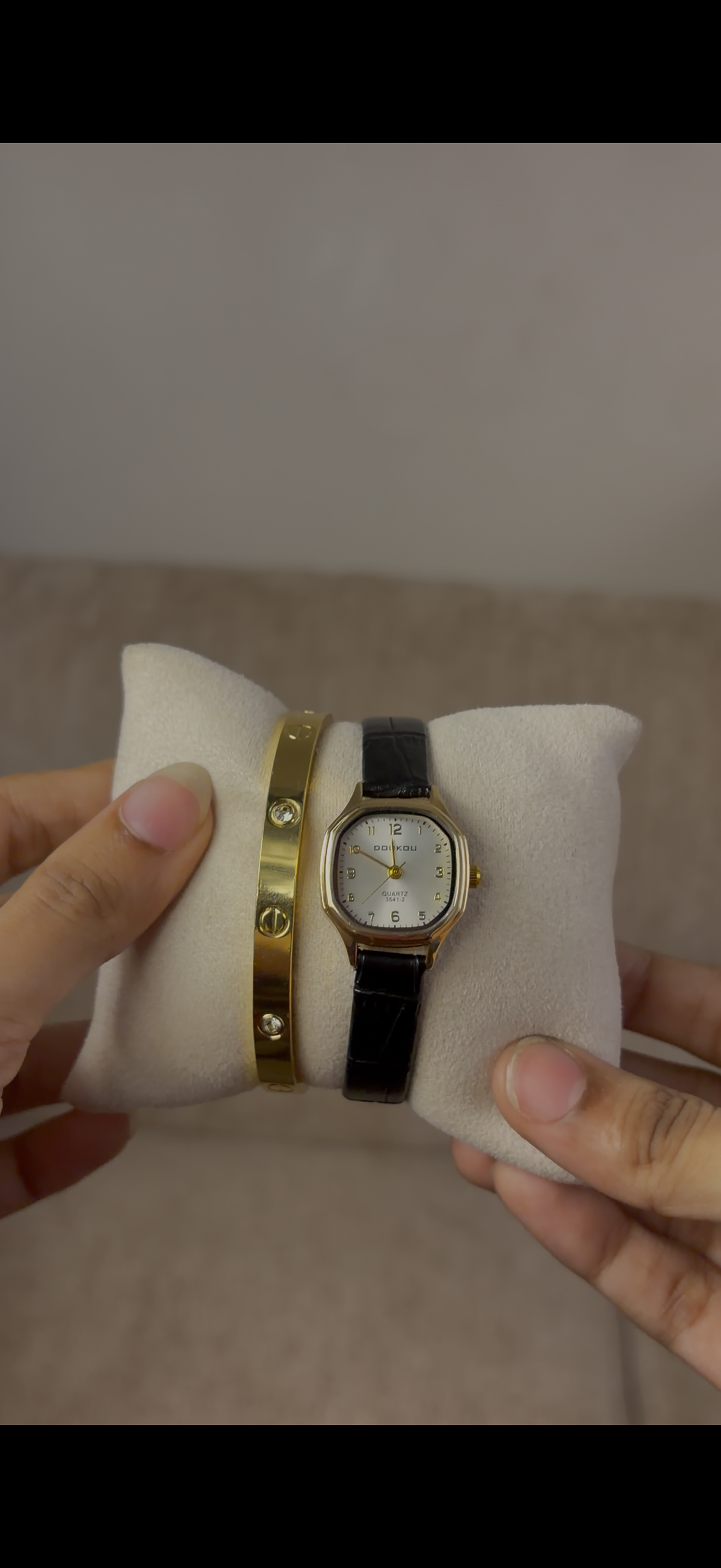 Doukou hexagon watch + Cartier love bracelet free