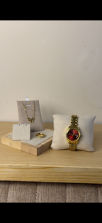 Gogey Queno Maroon+ Necklace (Free) + Earing (Free) + Mystery Ring (Free)