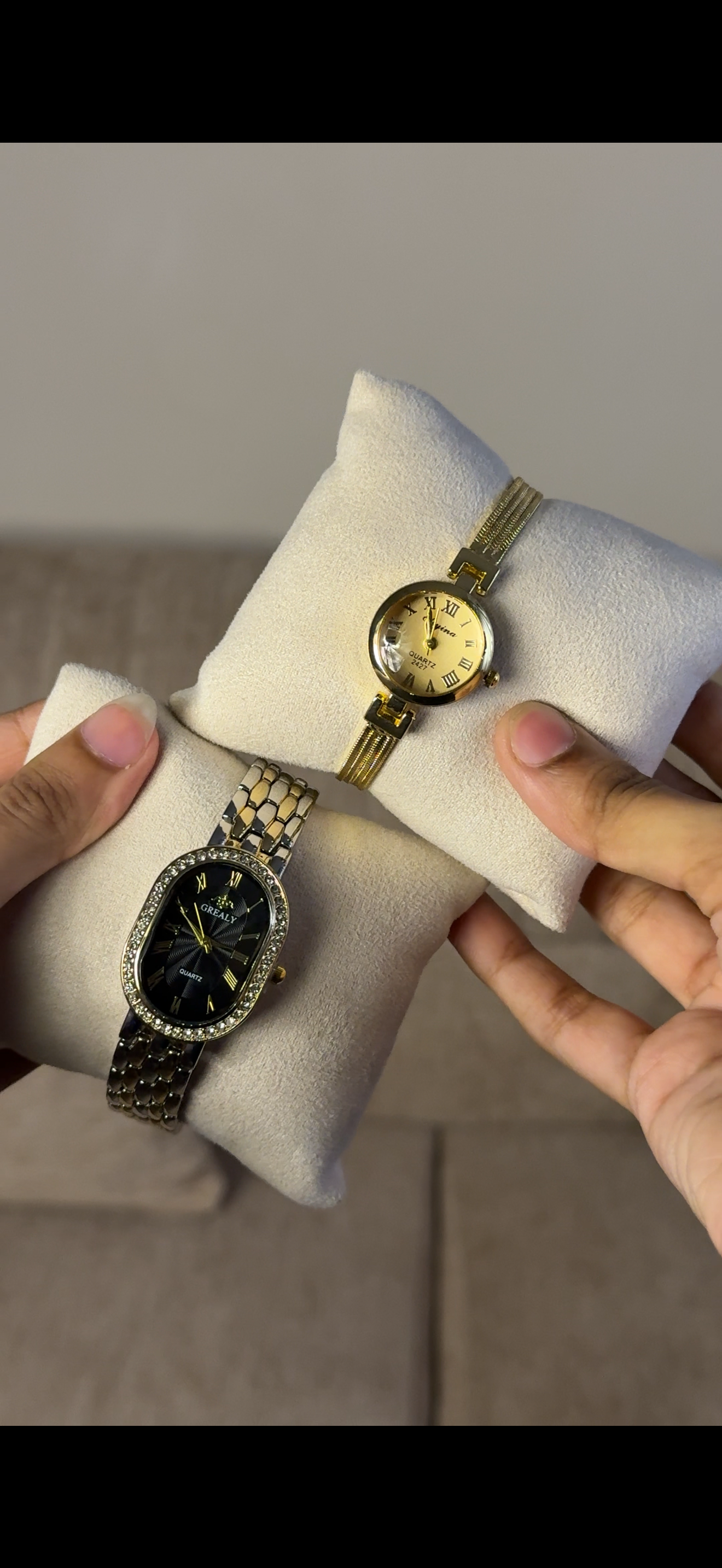 GREALY Black silver +Get 1 cartier belt watch (70% off)