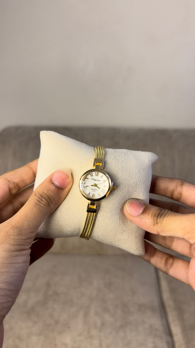 Eliyana Circle White