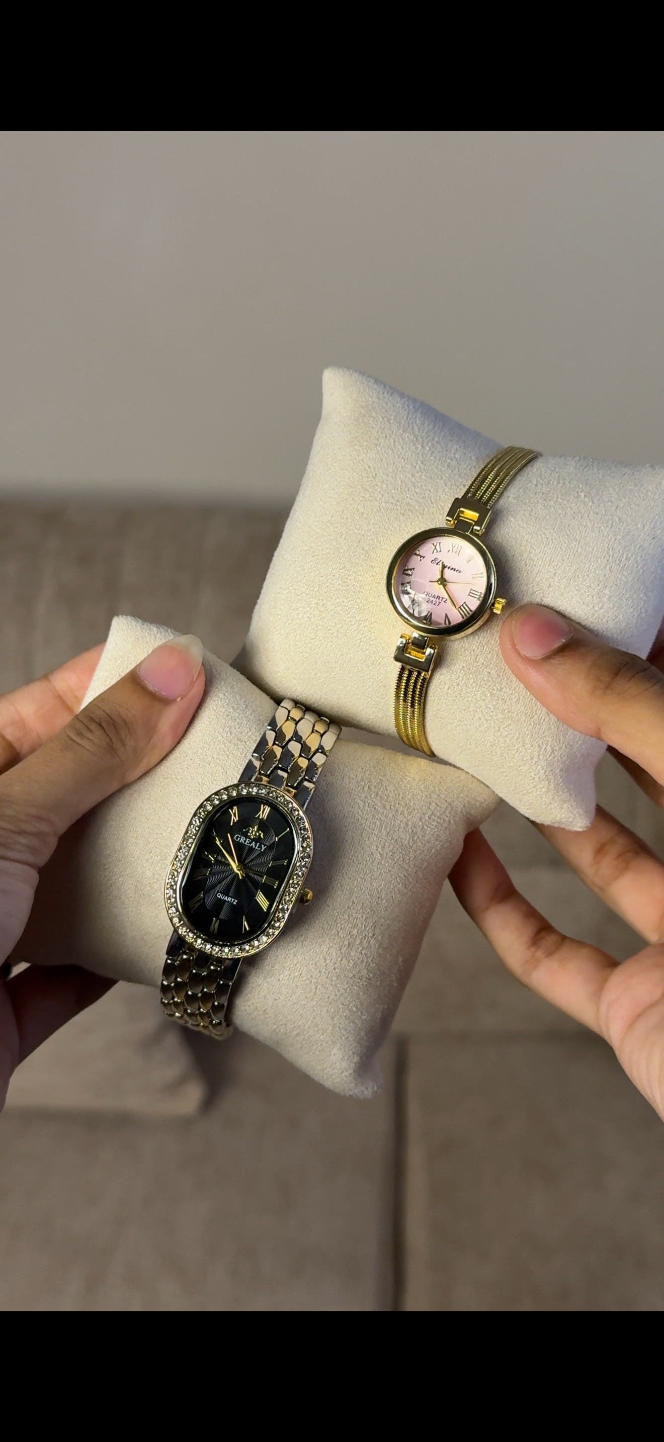 GREALY Black silver +Get 1 cartier belt watch (70% off)