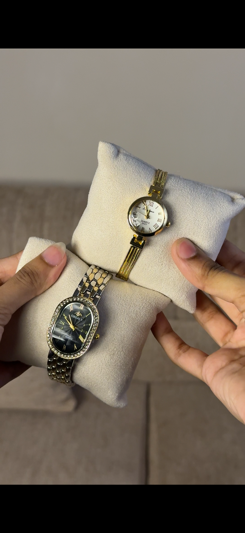 GREALY Black silver +Get 1 cartier belt watch (70% off)