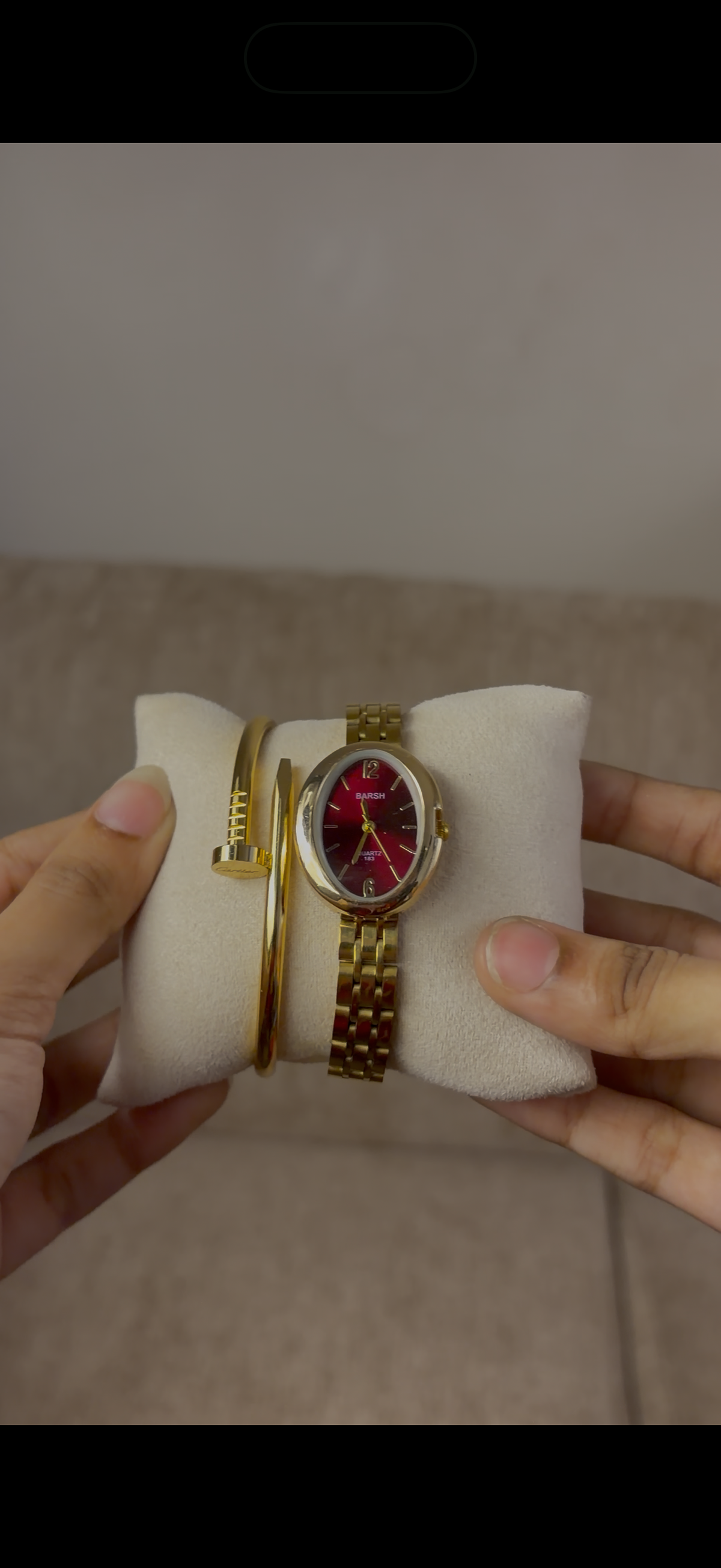 Watch + cartier nail bracelet  free