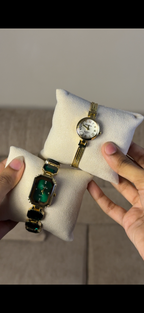 Green Emerald Cut + Get 1 Watch (70% Off)