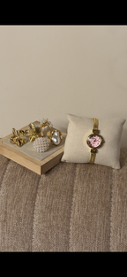 Eliyina Circle Pink + ৫টি hibiscus & Pearl Ring set free পান