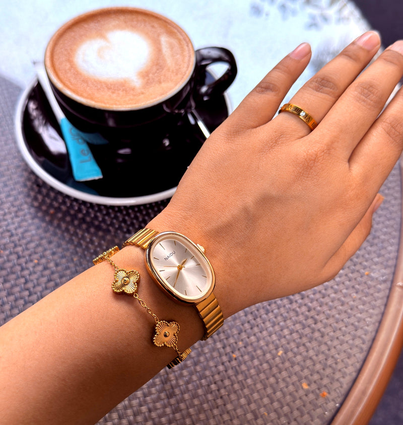 Naidu oval + Clover Bracelet (Free)+ Mystery Ring (Free)