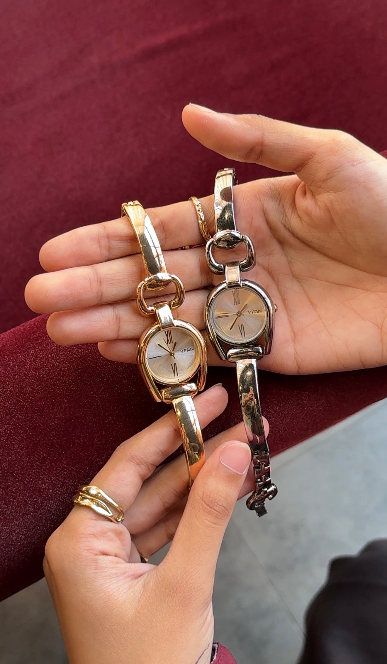 Vintage ✨ Golden + Clover Bracelet (Free)+ Mystery Ring(Free)