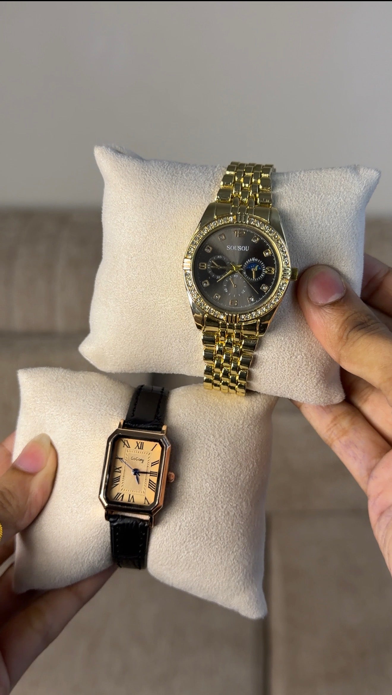 Sousou black + Get 1 cartier belt watch (70% off)
