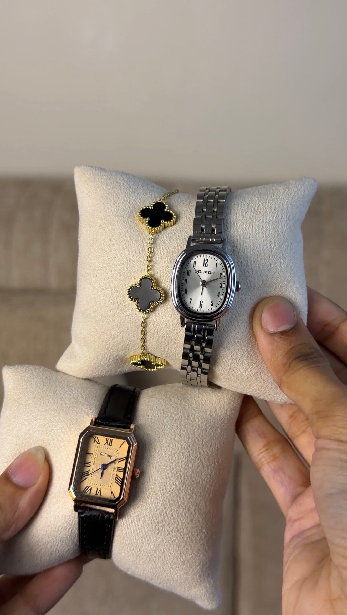 Doukou silver + Get 1 watch with  (70% off)