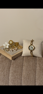 Round leopard + ৫টি hibiscus & Pearl Ring set free পান