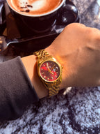 Gogey Queno Maroon + Clover Bracelet (Free)+ Mystery Ring(Free)