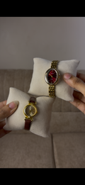 Barsh maroon oval Watch কিনুন, একটি  gogoey Strap Watch (৭০% ছাড়) পান -> combo 1