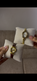 Eliyana oval white Watch কিনুন, একটি  gogoey Strap Watch (৭০% ছাড়) পান -> combo 1