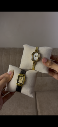 Eliyana oval white Watch কিনুন, একটি  gogoey Strap Watch (৭০% ছাড়) পান -> combo 1