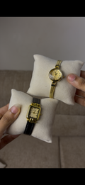 Eliyana circle gold Watch কিনুন, একটি  gogoey Strap Watch (৭০% ছাড়) পান -> combo 1