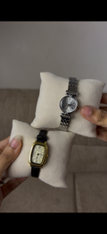 Gogoey round silver Watch কিনুন, একটি  gogoey Strap Watch (৭০% ছাড়) পান -> combo 2