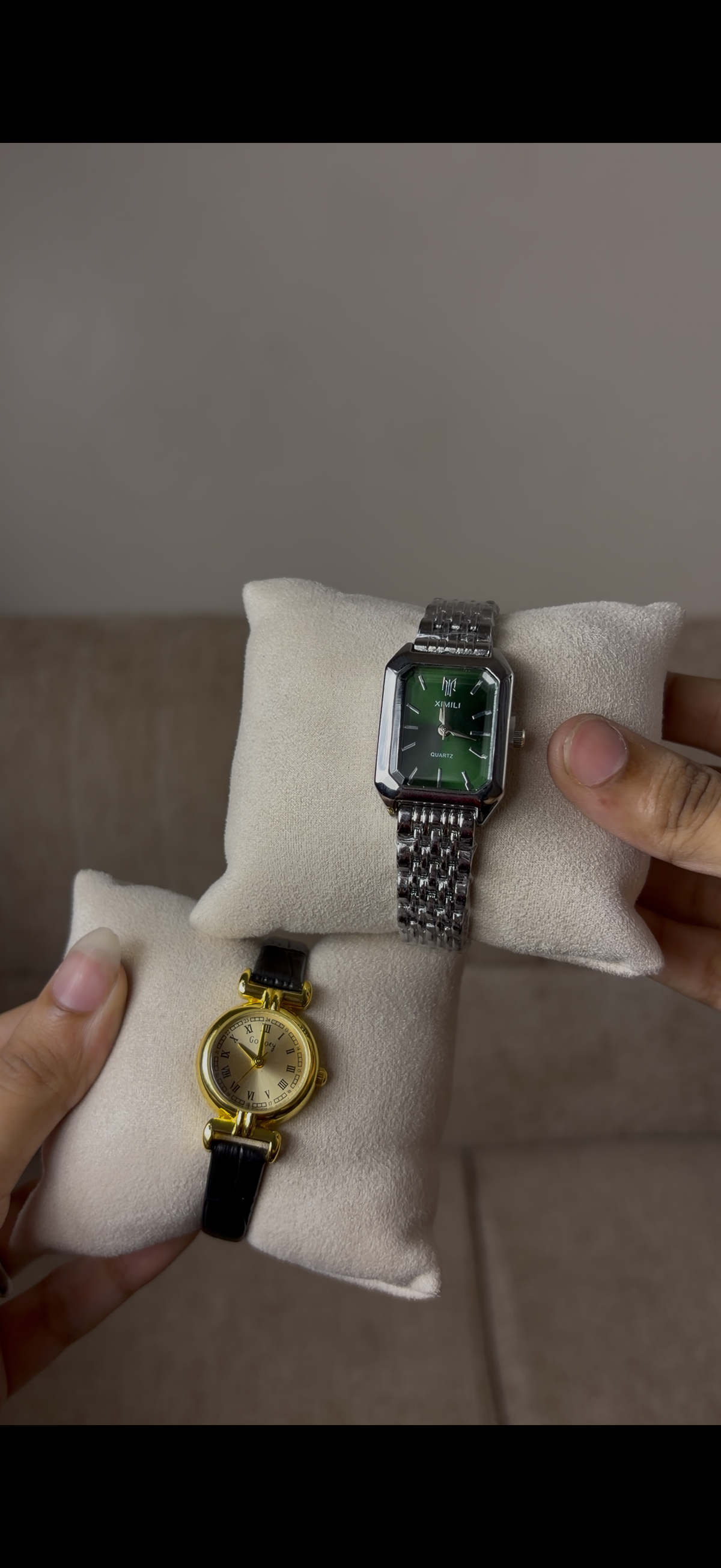Xilimi green dial Watch কিনুন, একটি  gogoey Strap Watch (৭০% ছাড়) পান -> combo 1