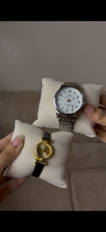 Pinhao silver Watch কিনুন, একটি  gogoey Strap Watch (৭০% ছাড়) পান -> combo 1