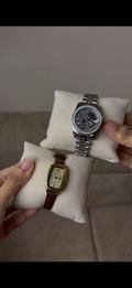Karslou silver Watch কিনুন, একটি  gogoey Strap Watch (৭০% ছাড়) পান -> combo 2