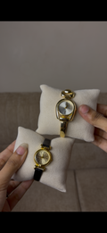Yfan vintage gold Watch কিনুন, একটি  gogoey Strap Watch (৭০% ছাড়) পান -> combo 1