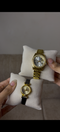 Karslou golden Watch কিনুন, একটি  gogoey Strap Watch (৭০% ছাড়) পান -> combo 1
