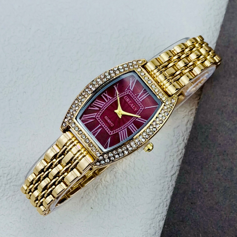 Grealy Maroon + Clover Bracelet (Free)+ Mystery Ring(Free)