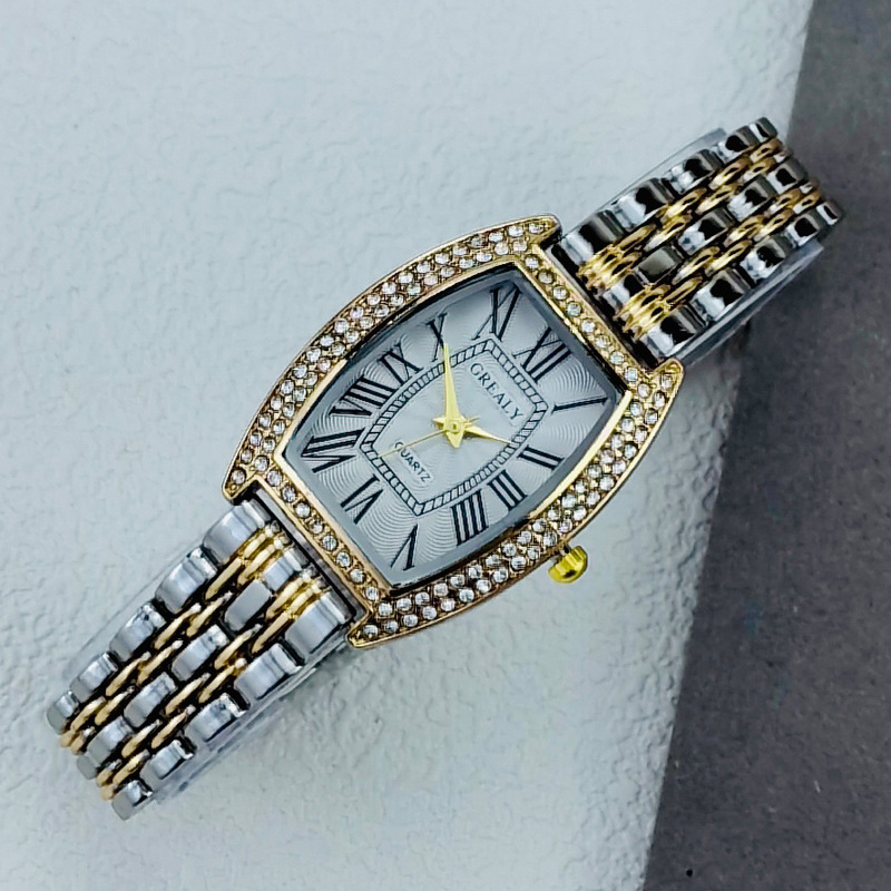 Grealy Gold Silver + Clover Bracelet (Free)+ Mystery Ring(Free)