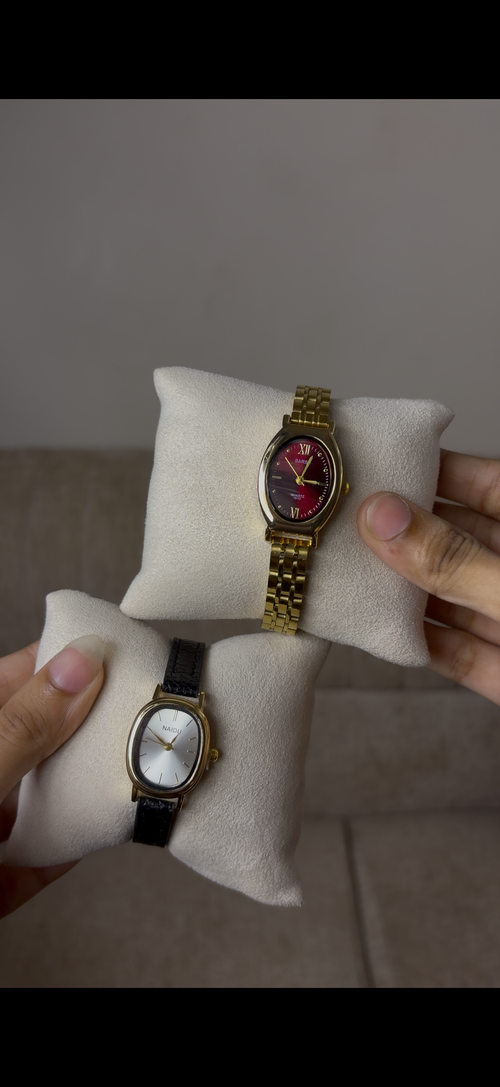 Barsh burgundy Watch কিনুন, একটি  gogoey Strap Watch (৭০% ছাড়) পান -> combo 1