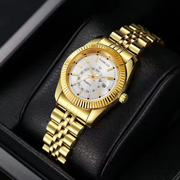 KASRLUO Gold + Clover Bracelet (Free)+ Mystery Ring(Free)