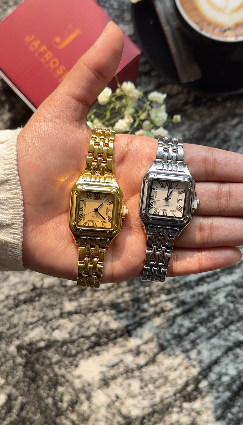 QURTZ Gold + Get 1 Cartier belt watch (70% off)