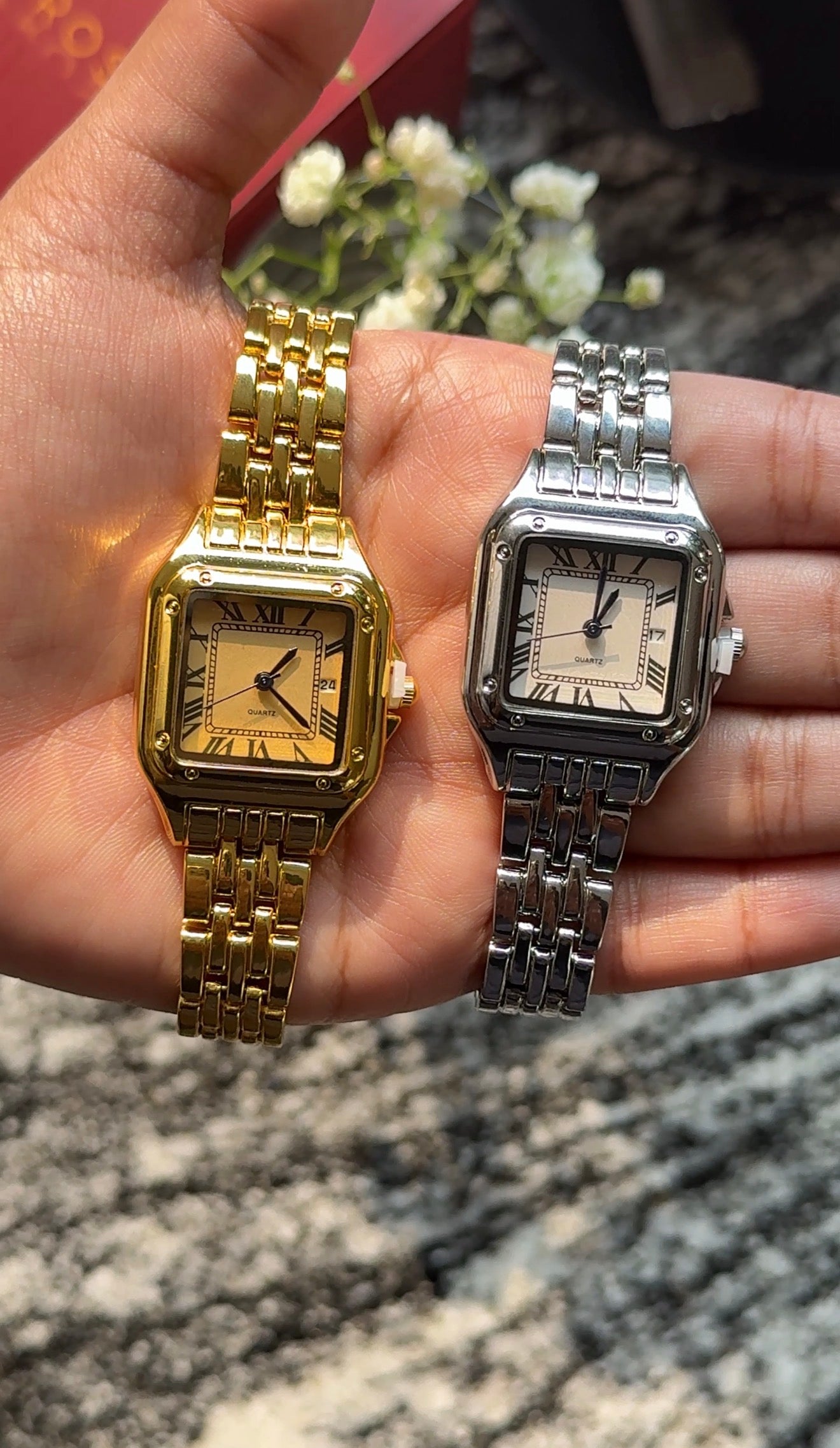 QURTZ Gold + Cartier Nail Bracelet (Free)