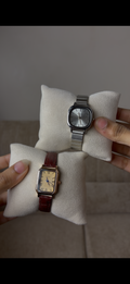 Gogoey silver square Watch কিনুন, একটি  gogoey Strap Watch (৭০% ছাড়) পান -> combo 2