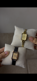 Eliyana gold rectangular Watch কিনুন, একটি  gogoey Strap Watch (৭০% ছাড়) পান ->