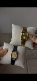 Gogoey  rectangular  gold Watch কিনুন, একটি  gogoey Strap Watch (৭০% ছাড়) পান -> combo 2