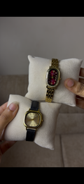 Barsh oval red Watch কিনুন, একটি  gogoey Strap Watch (৭০% ছাড়) পান -> combo 2