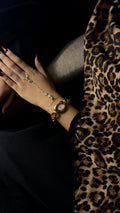 Eliyana Bean Pink + Solitaire Stone Handchain Combo